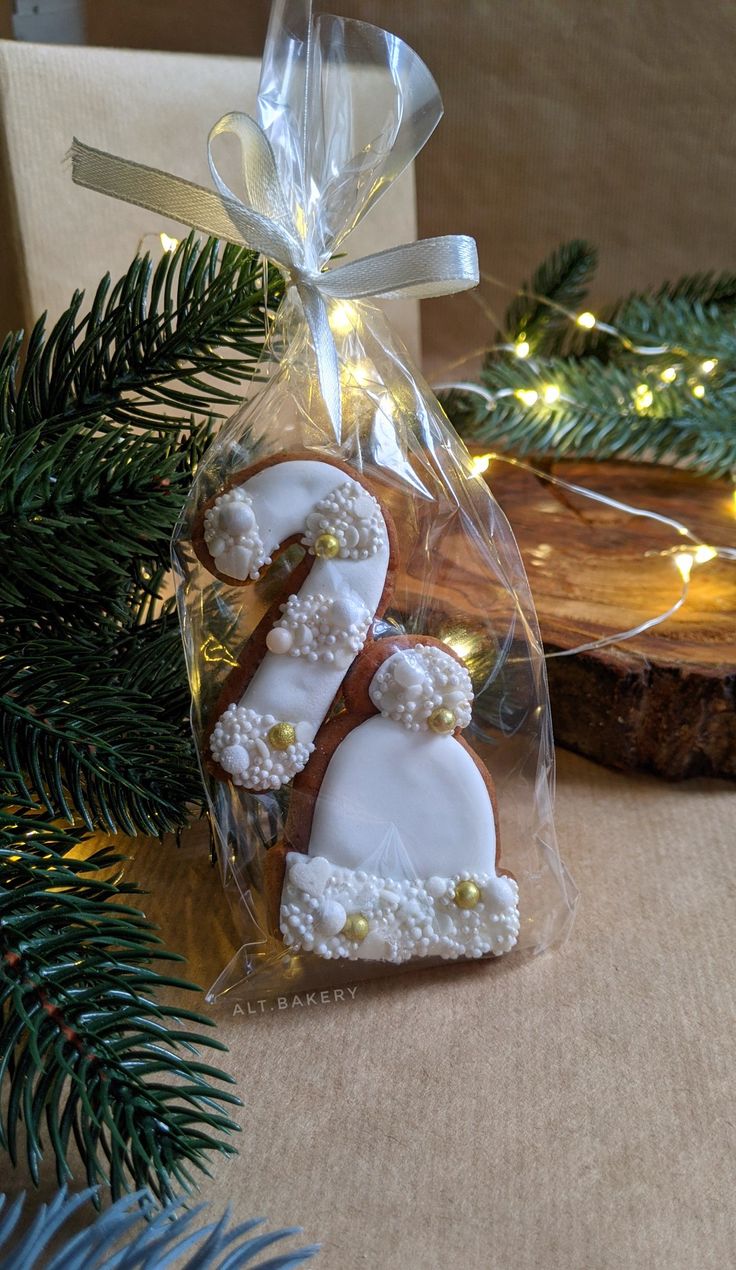 Charming Winter-Themed Gingerbread Cookie with Intricate Icing Decorations, Perfect for Gifting.