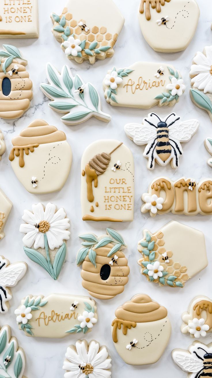 Whimsical Themed Sugar Cookies: Nature-Inspired Sweet Treats for Celebrations