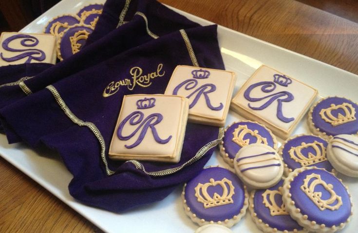 Crown Royal Cookies Decorated