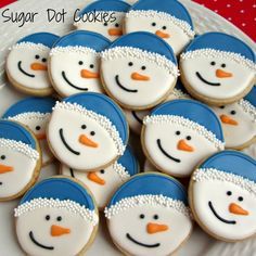 Festive Colorful Snowman Cookies for Holiday Gatherings.