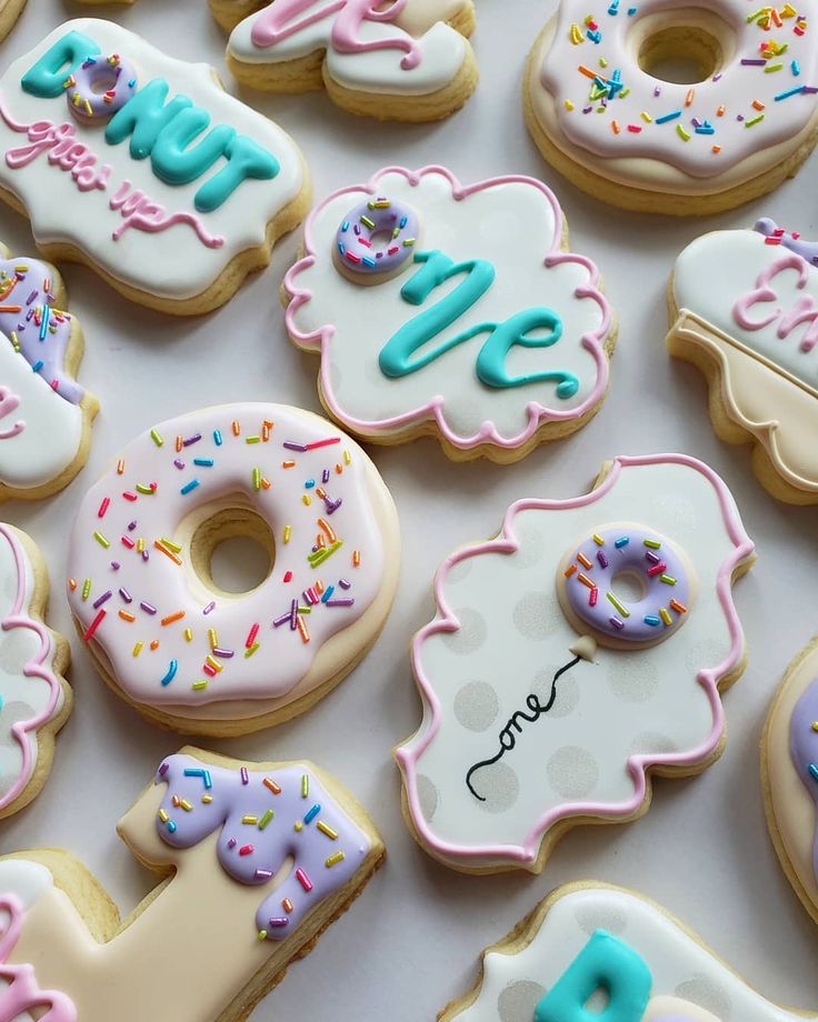 Whimsical Donut-Inspired Cookies: A Colorful Celebration of Fun and Flavor