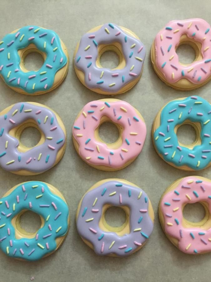 Whimsical Pastel Donut Designs Inspire Nail Art Creativity.