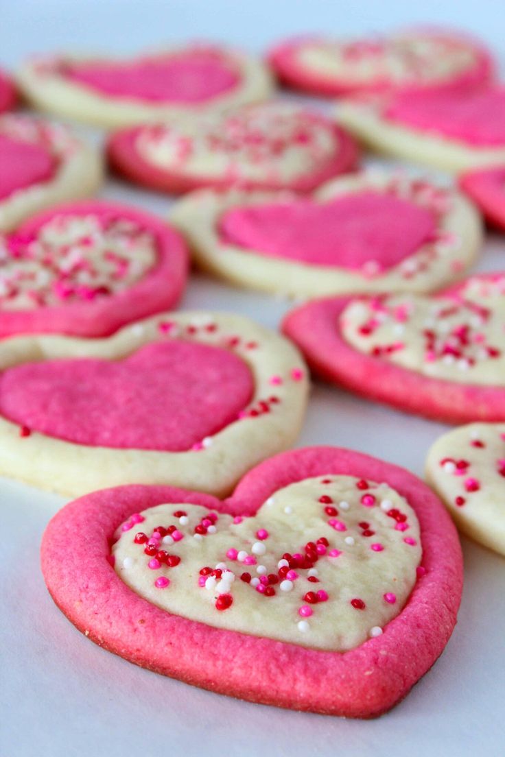 Festive Heart-Shaped Cookies: A Whimsical Treat for Celebrations