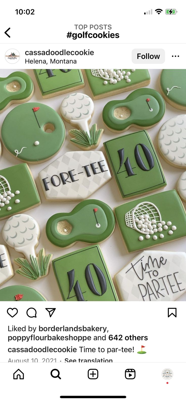 Playful Golf-Themed Cookies: Vibrant Designs for Festive Celebrations