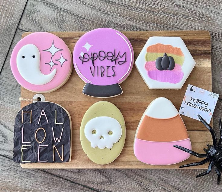 Whimsical Halloween Cookies: A Festive Medley of Ghosts, Pumpkins, and Spooky Symbols