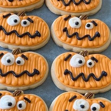 Playful Pumpkin Cookies: Whimsical Treats for Halloween Celebrations