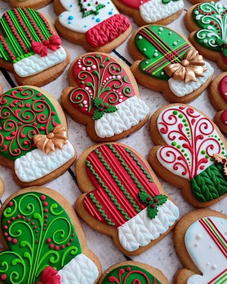 Festive Joy: Colorful Holiday-Themed Decorated Cookies