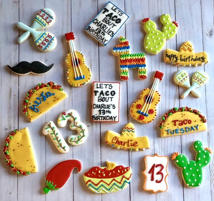 Festive and Playful Colorful Cookie Designs for Celebrations