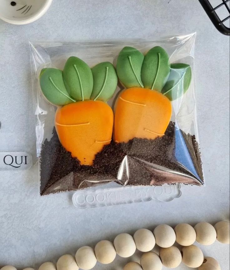 Playful Garden-Inspired Carrot Cookies in Chocolate Soil for Spring Celebrations