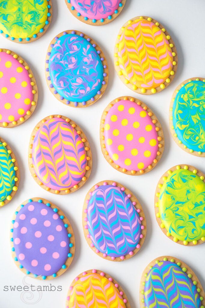 Vibrant Easter Egg Cookies Bring Cheerful Springtime Delight.