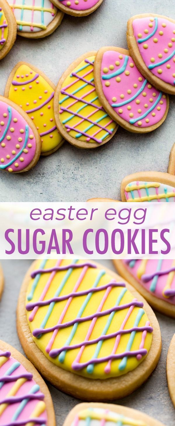 Vibrantly Decorated Easter Egg Cookies: A Festive Delight for Spring Celebrations.