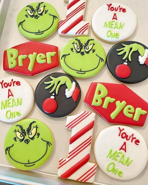 Festive Whimsical Cookies Inspired by Classic Holiday Characters