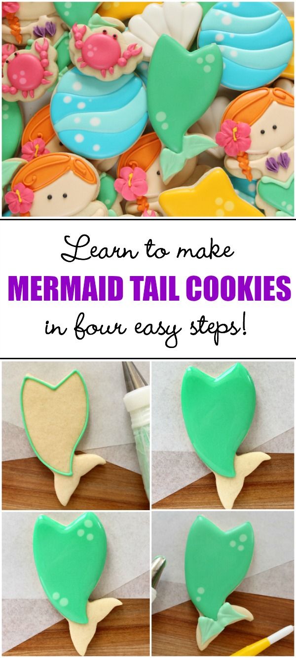 Vibrant Mermaid-Themed Cookies Captivate with Whimsical Designs and Ocean Motifs