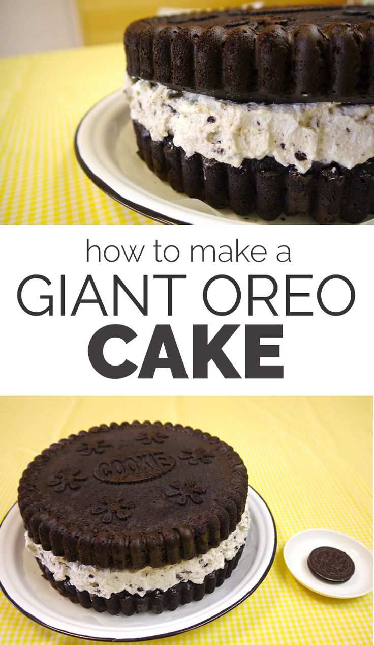 Decadent Giant Oreo Cake: A Celebration Centerpiece with Rich Layers and Creamy Filling.