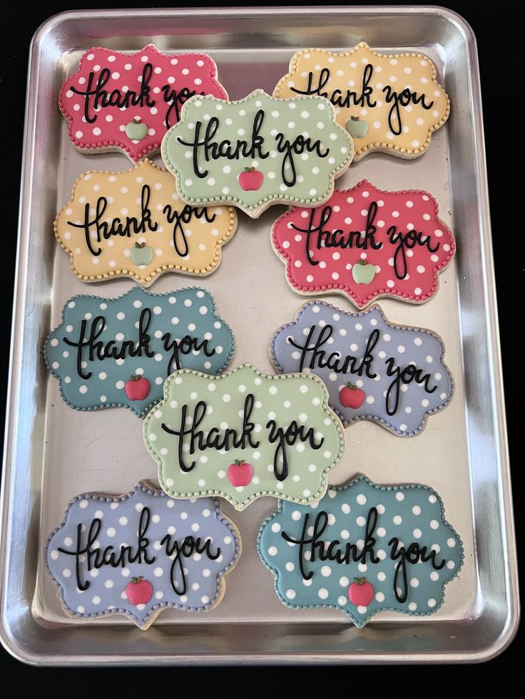 Thank You Cookies Decorated Simple