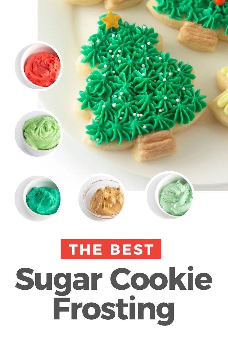 Festive Tree-Shaped Cookies with Colorful Frosting for Holiday Celebrations.