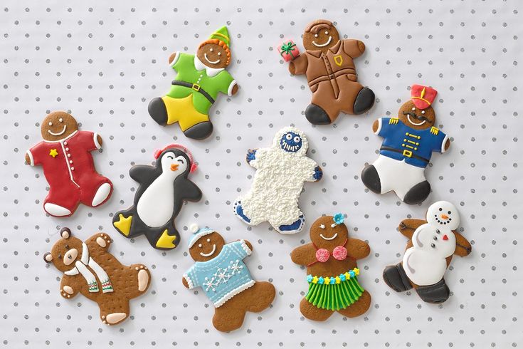 Playful Whimsical Gingerbread Cookies for Festive Celebrations.