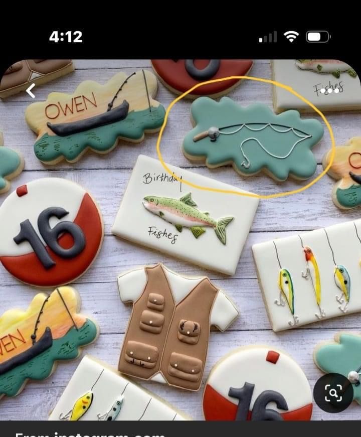 Vibrant Fishing-Themed Cookies Celebrate Marine Adventures for All Ages.