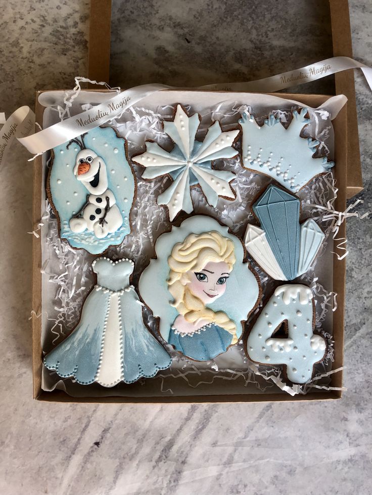 Whimsical Themed Cookie Arrangement Inspired by Popular Animated Film