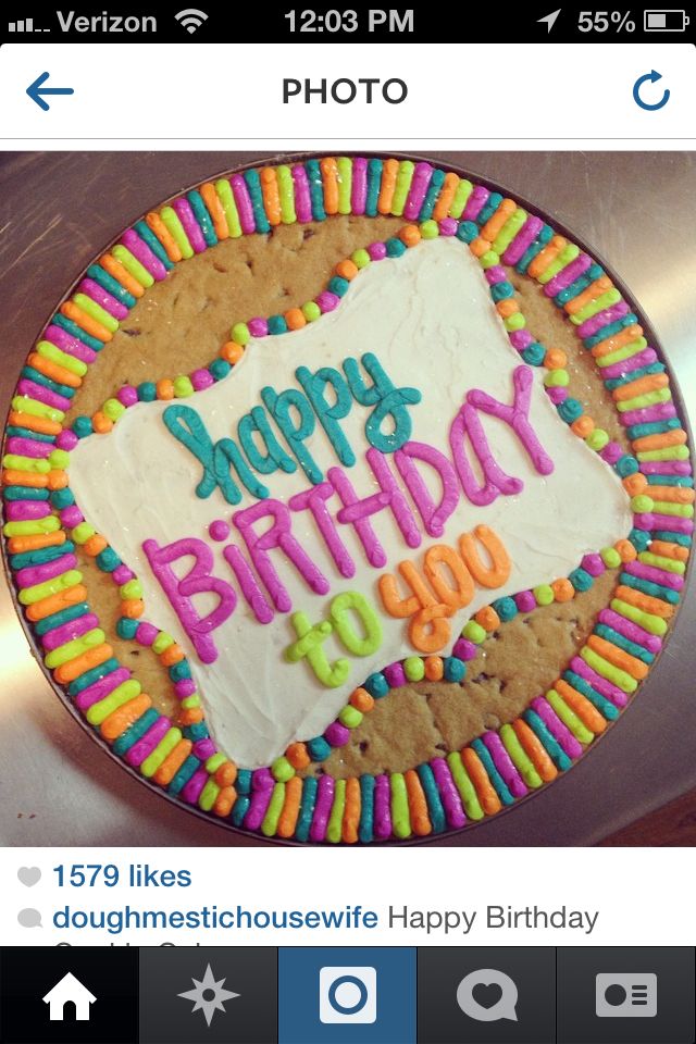 Vibrant Birthday Cookie Design with Cheerful Icing and Playful Decorations.