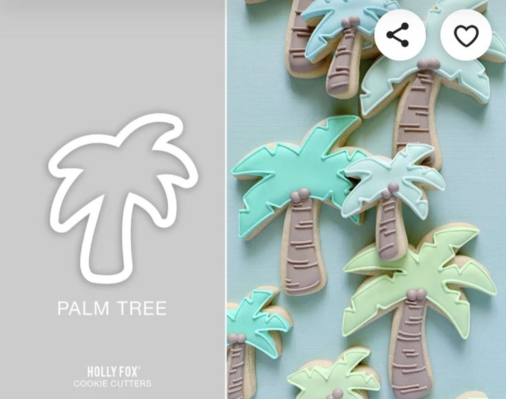 Tropical Serenity: Palm Tree-Themed Nail Art in Soft Pastels.