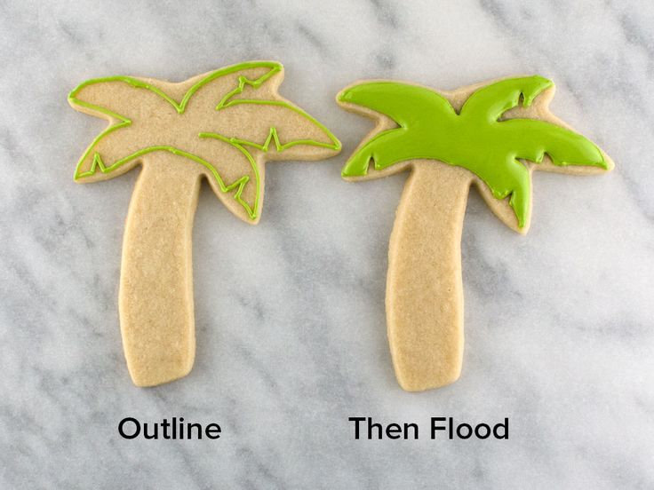 Vibrant Tropical Palm Tree Cookie Designs for Summer Celebrations