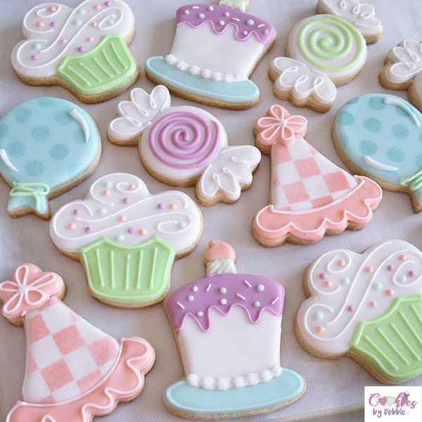 Whimsical Colorful Cookies for Festive Celebrations