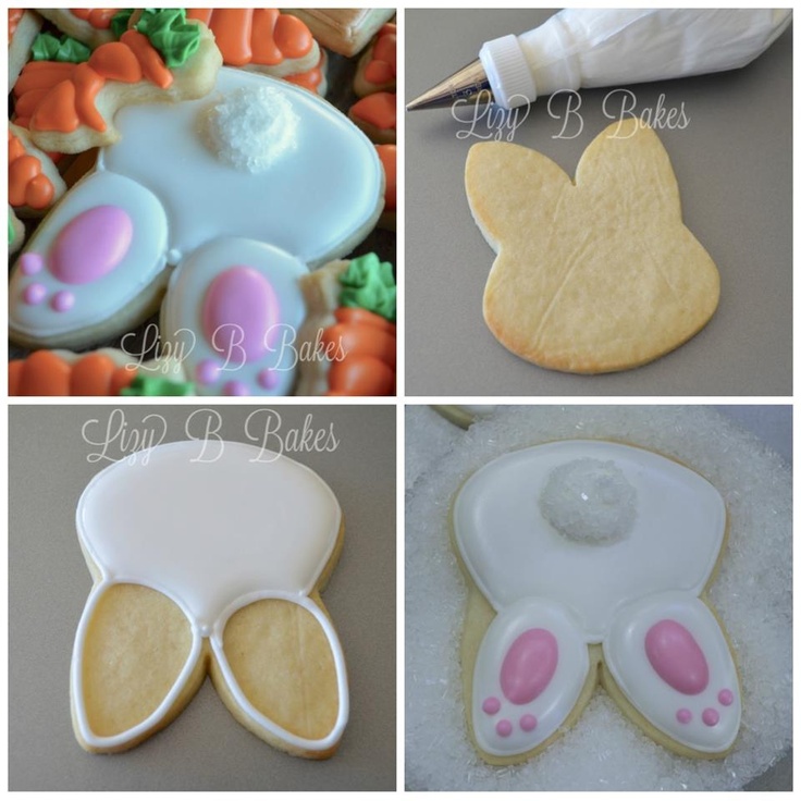 Whimsical Pastel Bunny Cookie Designs for Festive Occasions