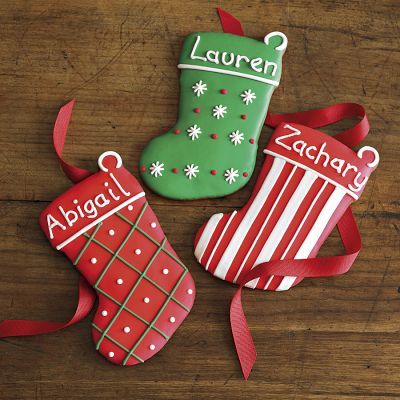 Vibrant Christmas Stockings: Festive Red and Green Designs with Playful Patterns and Ribbons