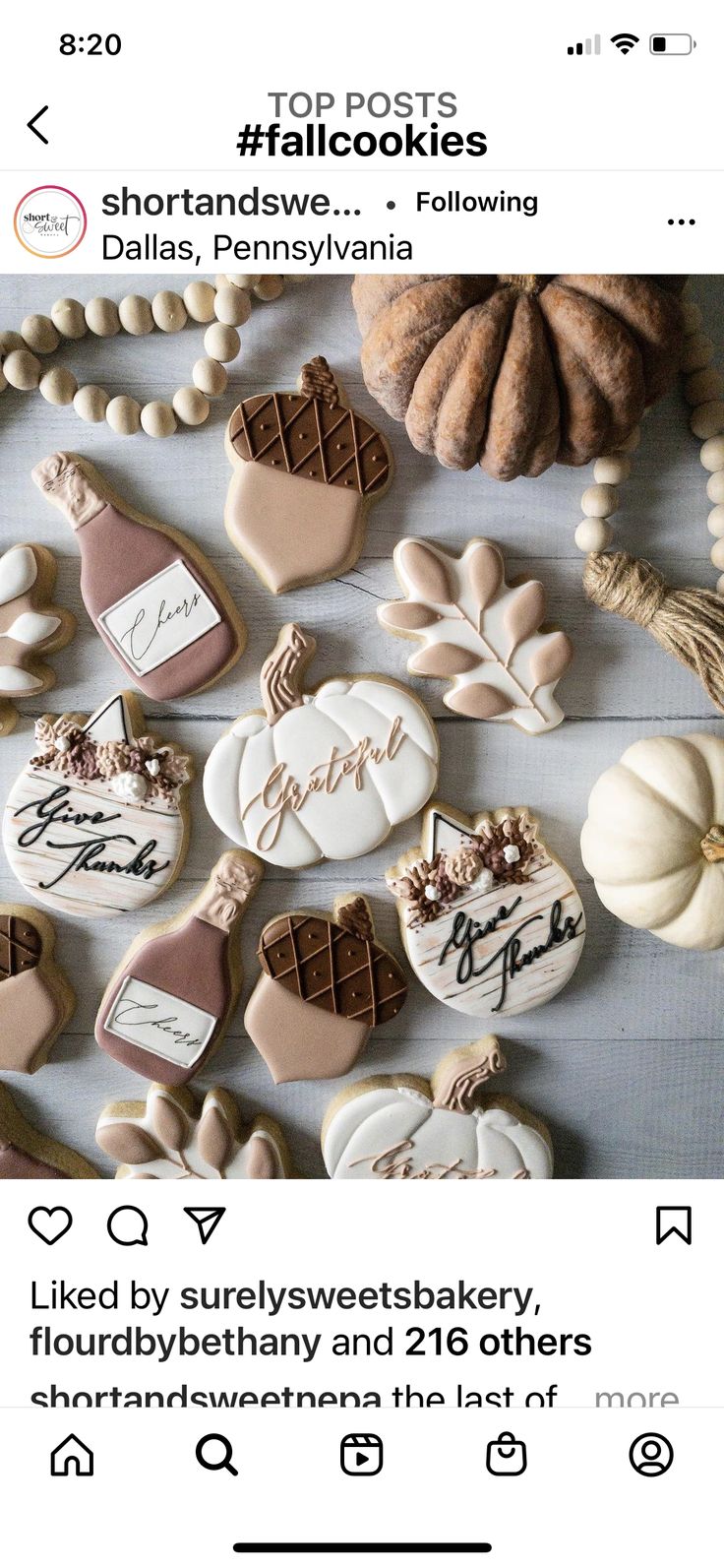 Autumn-Inspired Sugar Cookies Infused with Warm Tones, Pumpkin Shapes, and Elegant Floral Accents for Fall Gatherings.