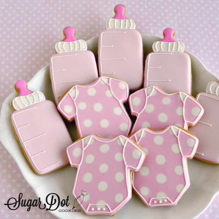 Playful Baby-Themed Decorative Cookies for Celebratory Occasions