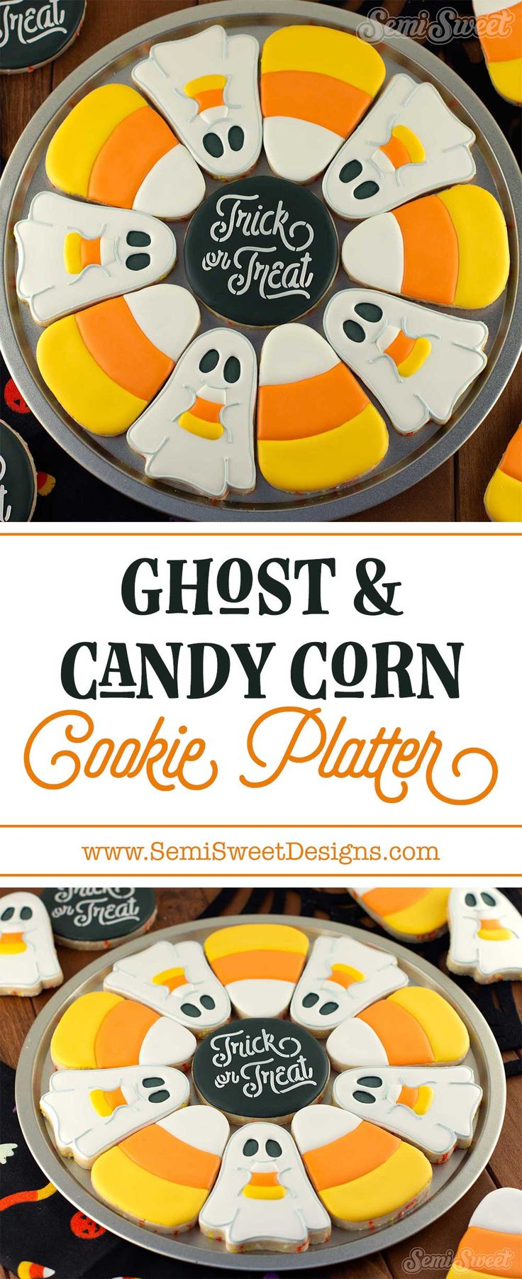 Festive Halloween Cookie Platter: A Vibrant Centerpiece of Cheerful Designs