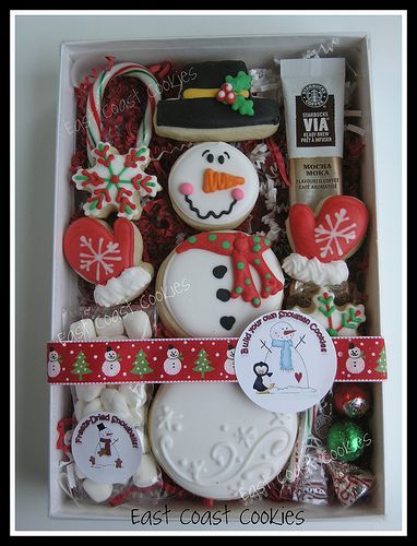 Whimsical Holiday Cookie Assortment with Cheerful Shapes and Vibrant Colors.