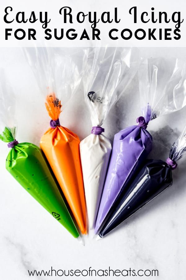 Vibrant Icing Bags Inspire Creative Dessert Decorating.