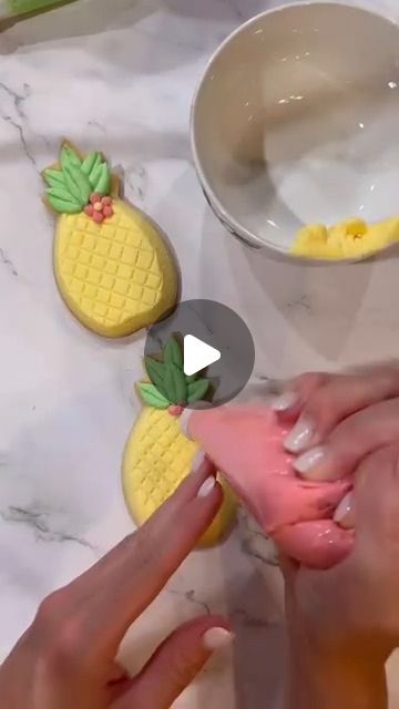 Vibrant Pineapple-Inspired Nail Art for Summer