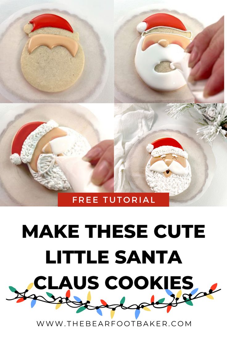 Whimsical Santa Claus Cookies: Perfect for Festive Decorating and Family Fun