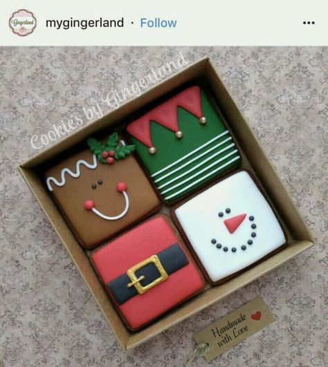 Charming Holiday Cookie Box Featuring Colorful, Playful Designs for Festive Celebrations.