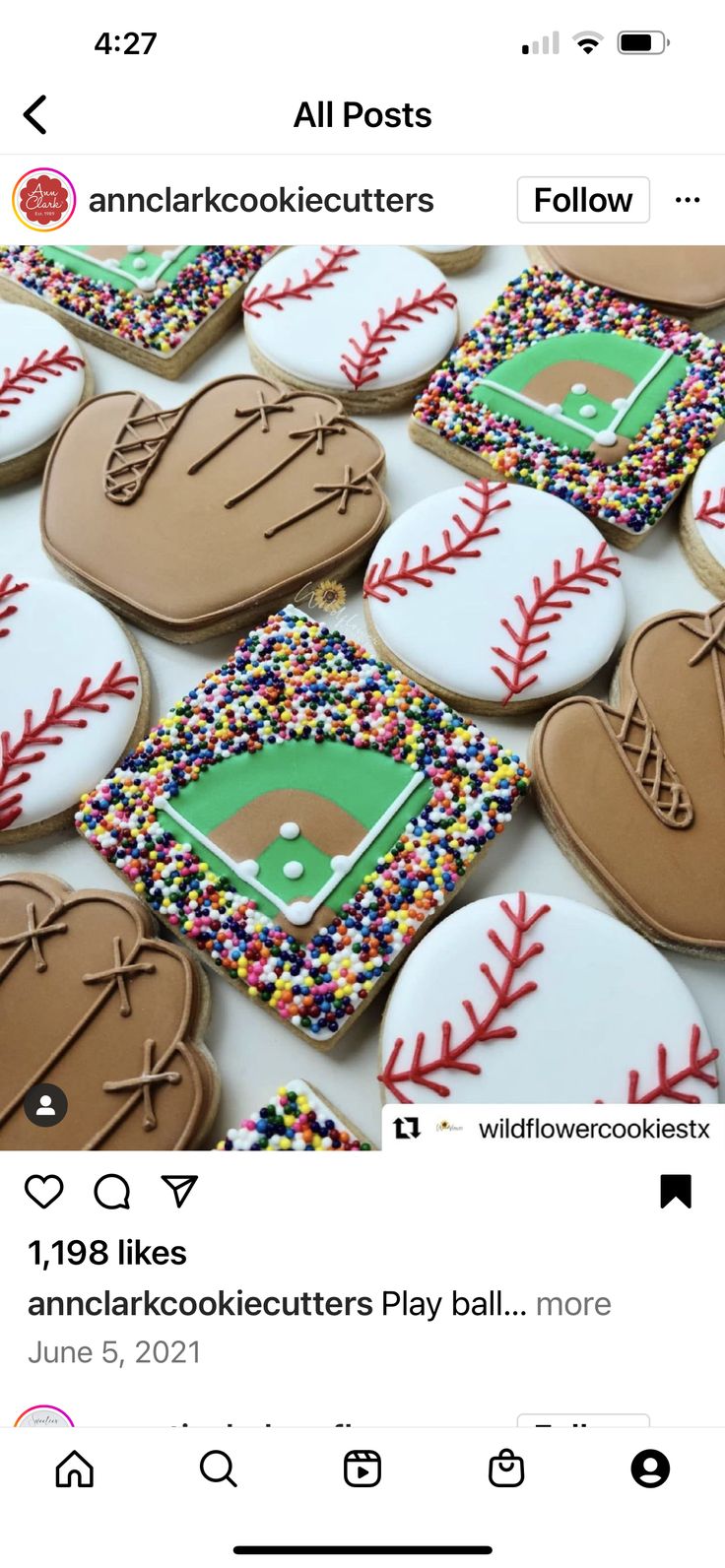 Vibrant Baseball-Themed Cookie Designs with Playful Shapes and Sprinkles.