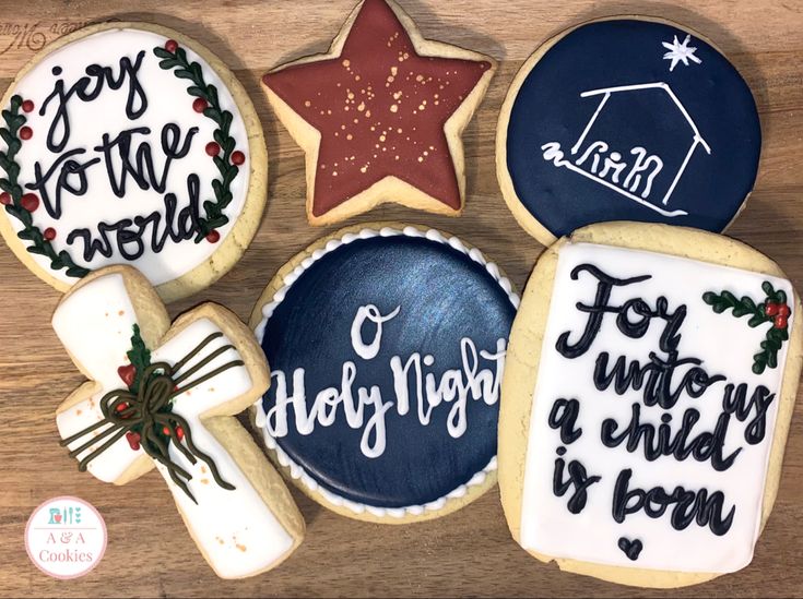 Festive Decorative Cookies: Artfully Iced with Traditional Symbols and Seasonal Elegance.