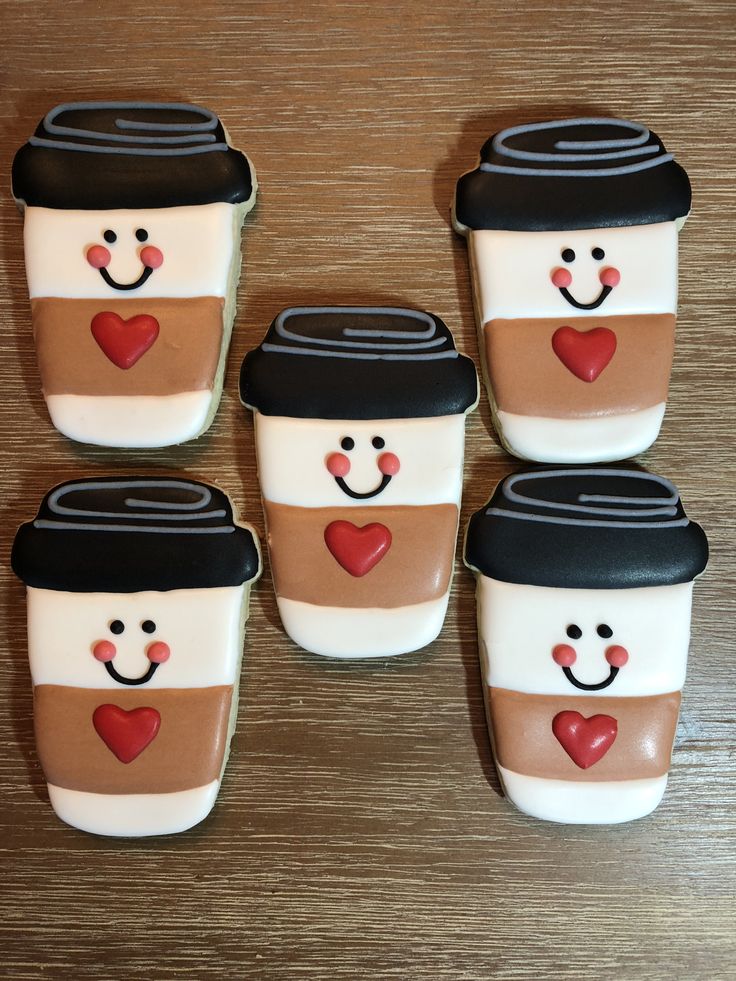 Whimsical Coffee-Themed Cookies: Cheerful Designs for Cozy Gatherings and Delightful Gifts