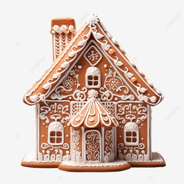 Whimsical Gingerbread House Design: Inspiring Holiday Cheer and Creative Nail Art.