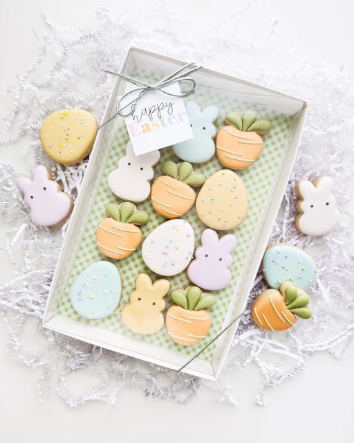 Charming Colorful Easter Cookies Perfect for Spring Celebrations.