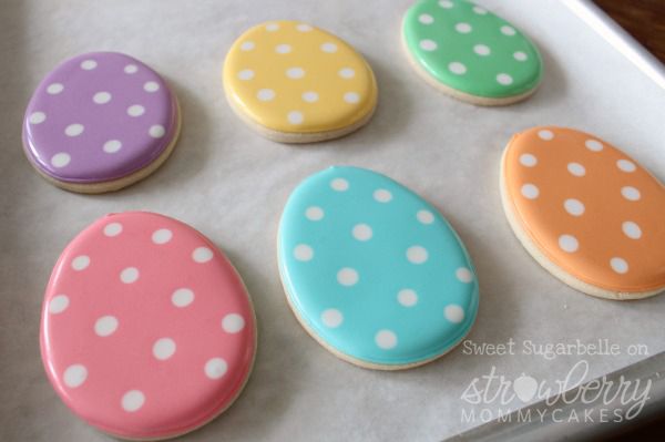 Whimsical Pastel Polka-Dotted Cookies Inspire Cheerful Spring Nail Designs.