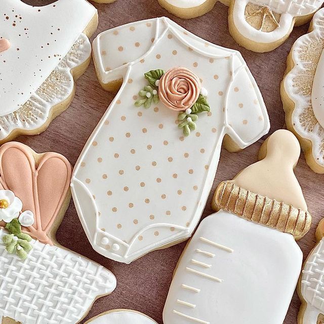 Charming Baby-Themed Cookie Designs for Celebrations