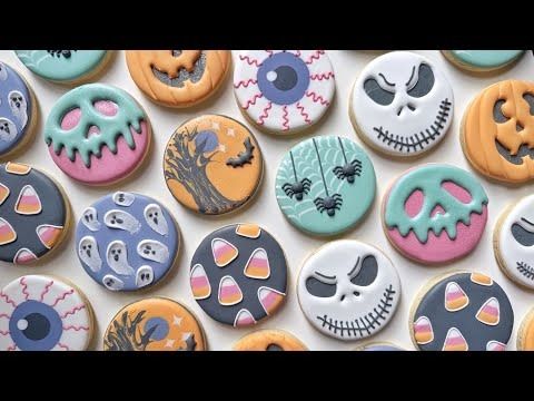 Vibrant Halloween Cookies: Playful Designs for Festive Nail Art Inspiration