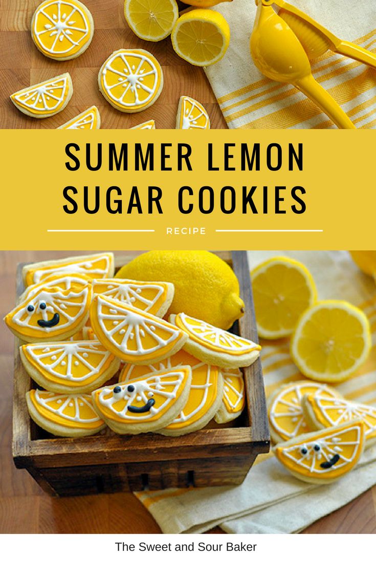 Cheerful Lemon-Themed Sugar Cookies for Summer Gatherings