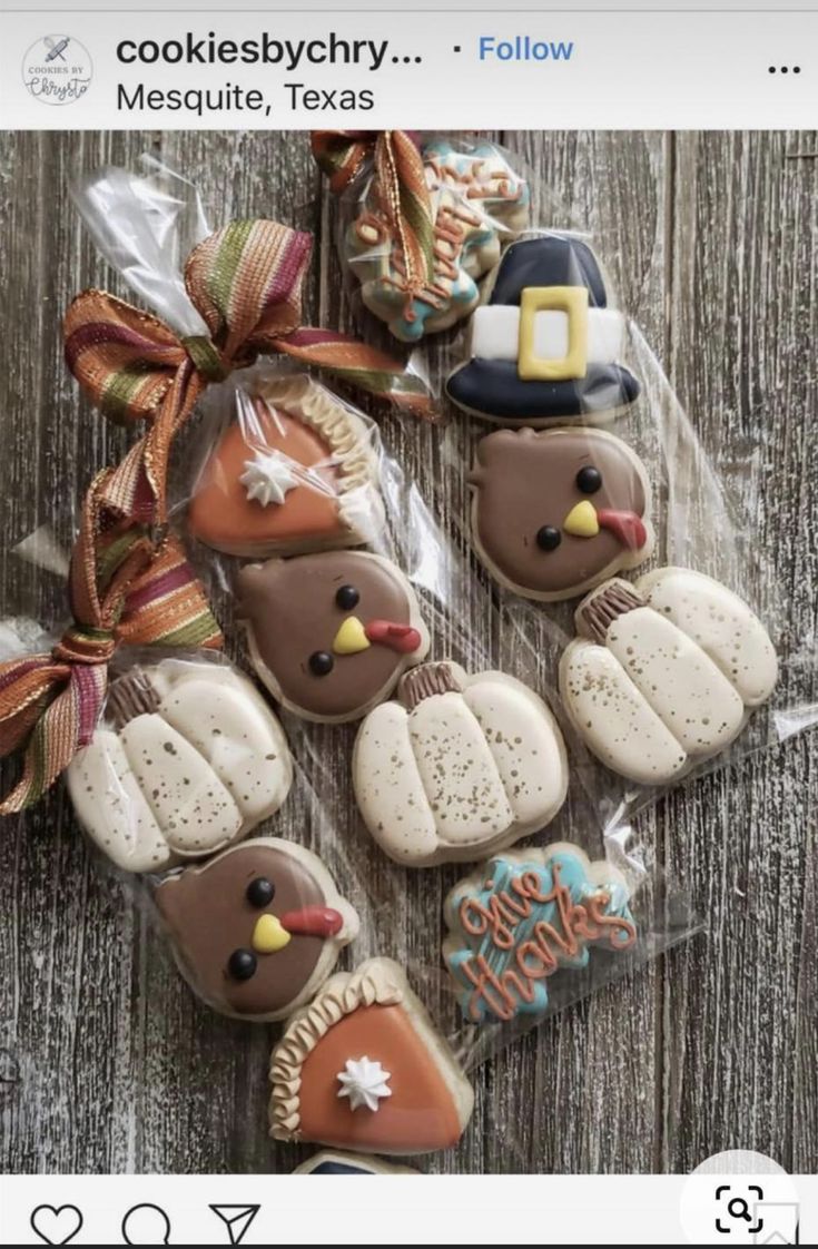 Festively Designed Holiday Cookies Embellished with Seasonal Motifs and Bright Ribbons.