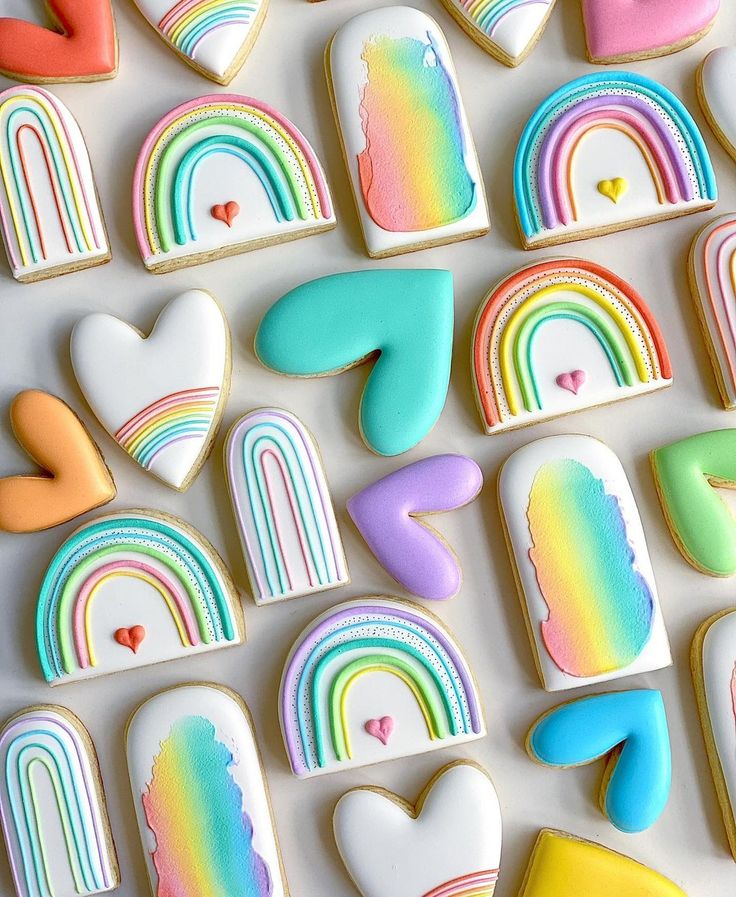 Whimsical Colorful Cookies Inspire Cheerful Nail Art Designs.