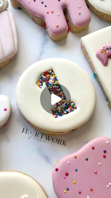 Vibrant Themed Cookies with Whimsical Shapes and Festive Sprinkles