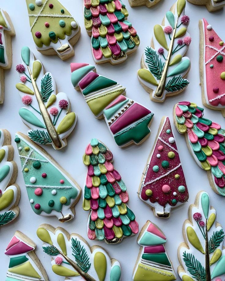 Vibrant Festive Cookie Designs Inspire Whimsical Holiday Nail Art.